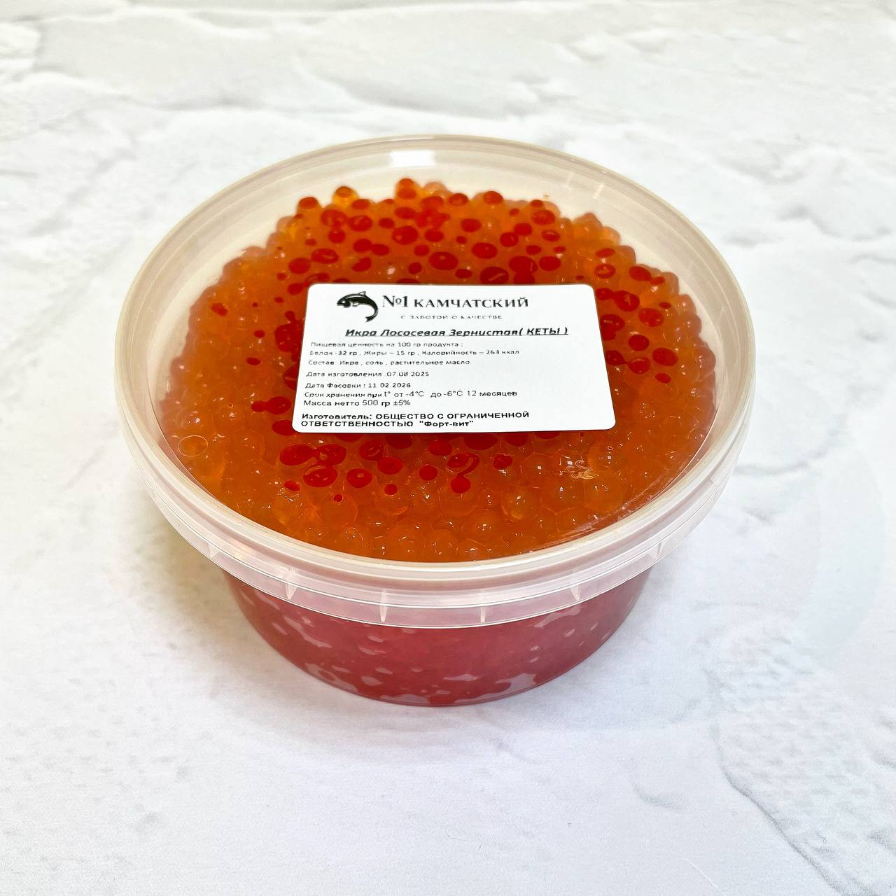 Икра Кеты, 500 грамм